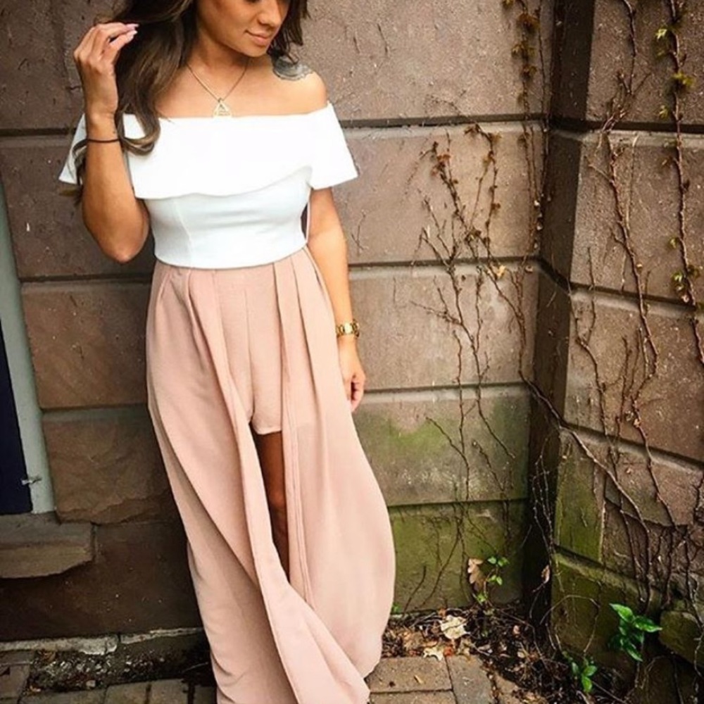 Luxxel off the shoulder romper